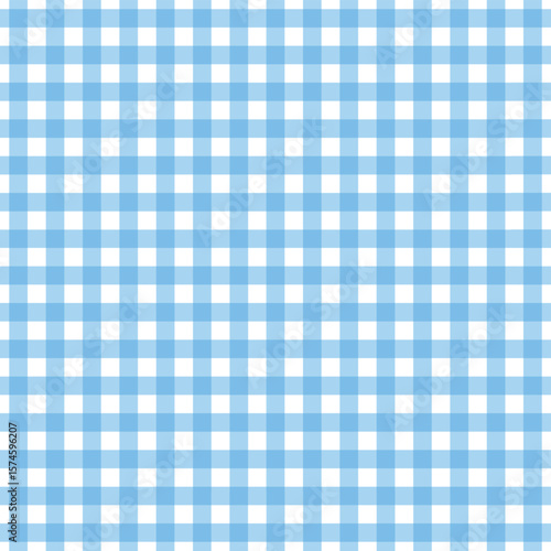 Gingham seamless pattern. Seamless checkered pattern. Texture cherry, blue, yellow, green and white vichy. Checkered wallpaper. Design of samples of natural fabric and textiles