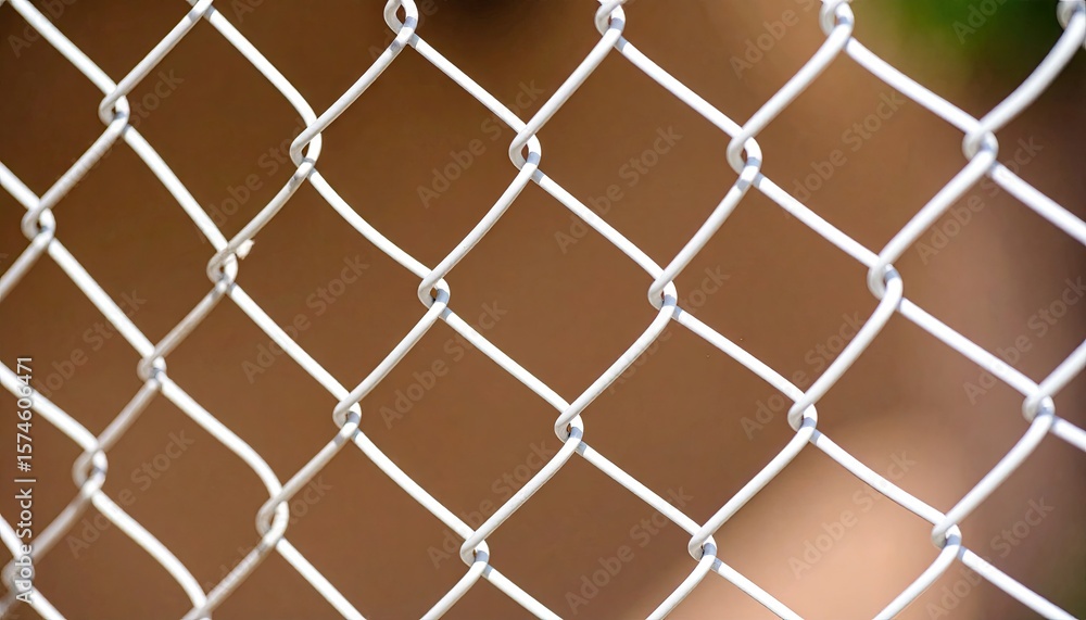 Fototapeta premium Chain link fence