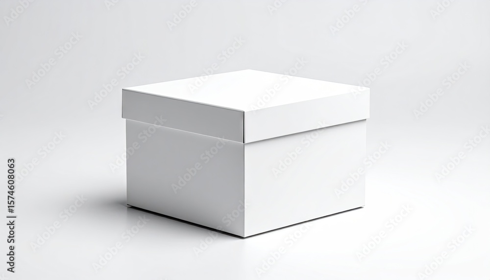 Blank white gift box Blank white gift box