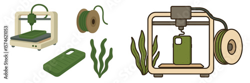Innovative modeling of eco-friendly phone cases using 3D printing technology in a sustainable design environment