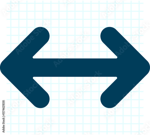 Two opposing curved arrows symbolizing data exchange, communication, or synchronization.