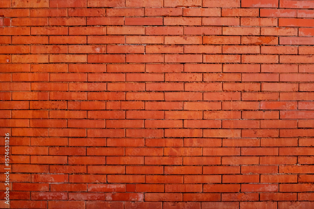 Obraz premium Red brick wall texture background