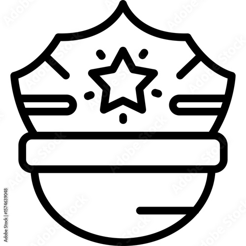 Police Hat Icon