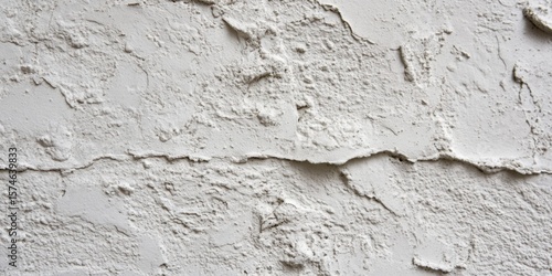 Textured stucco wall surface exhibiting cracks and irregularities.
