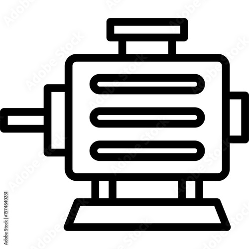 Electric Motor Icon