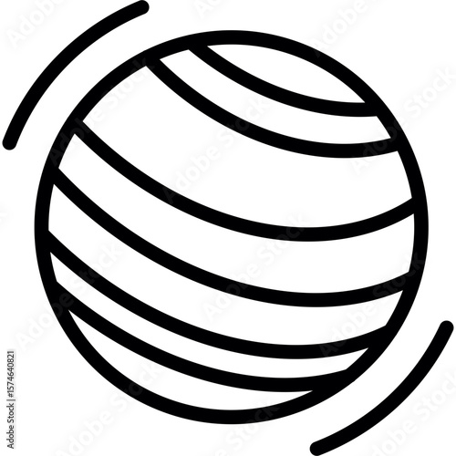 Yoga Ball Icon