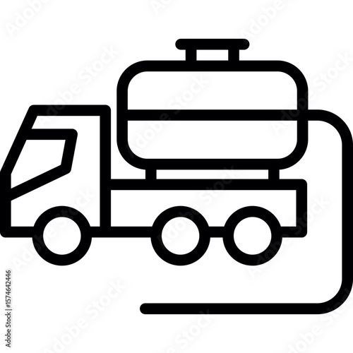 Vacuum Truck Icon