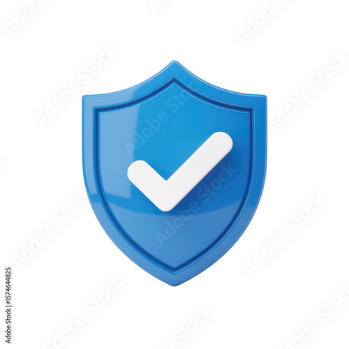 PNG  blue shield with white checkmark,shield icon,secure icon,antivirus icon,cybersecurity icon
