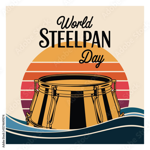 World Steelpan Day Observation Poster
