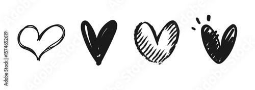 HAND DRAWN HEARTS 3