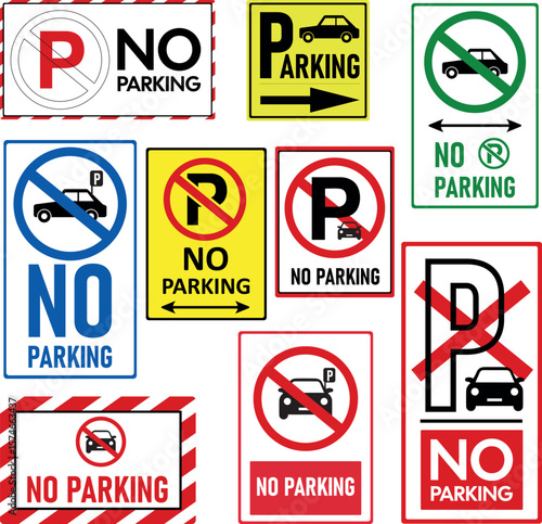 sets of No parking vector 