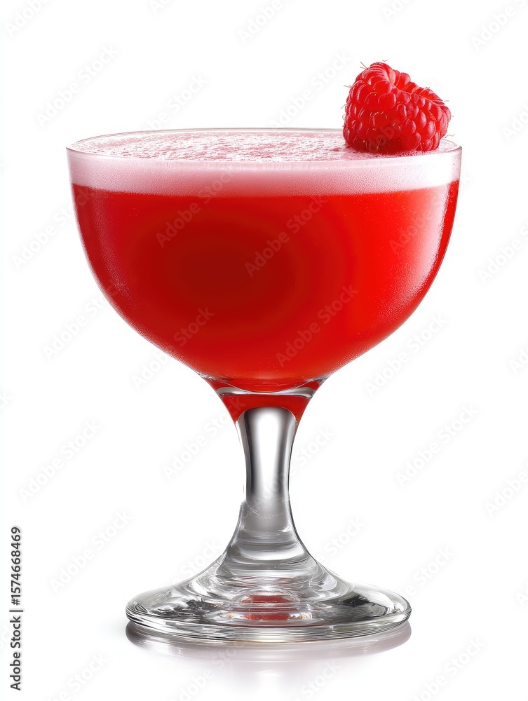 custom made wallpaper toronto digitalRaspberry cocktail in a footed glass.