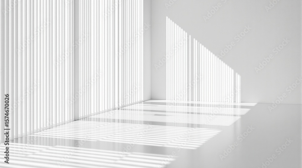 Obraz premium white interior design