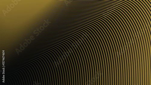 Dark Background with Elegant Gold Stripes Line Pattern for Luxury, Premium, and Modern Design Style