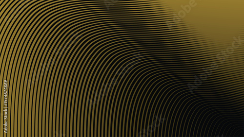 Dark Background with Elegant Gold Stripes Line Pattern for Luxury, Premium, and Modern Design Style