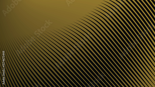 Dark Background with Elegant Gold Stripes Line Pattern for Luxury, Premium, and Modern Design Style