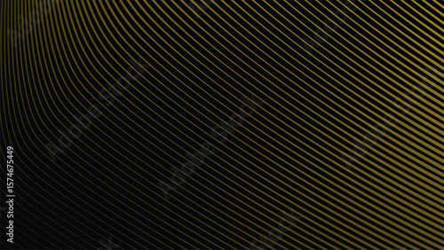 Dark Background with Elegant Gold Stripes Line Pattern for Luxury, Premium, and Modern Design Style