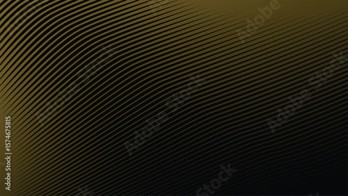 Dark Background with Elegant Gold Stripes Line Pattern for Luxury, Premium, and Modern Design Style