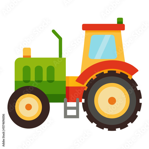 Tractor Silhouette Vector