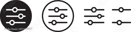 Collection of Simple Sliders and Controls User Interface Design Elements