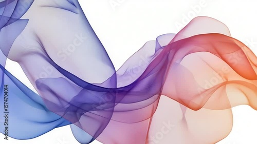 Abstract flowing waves background animation loop with vibrant colors and dynamic movement
