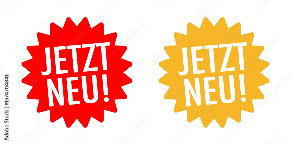 Naklejka premium Jetzt neu !