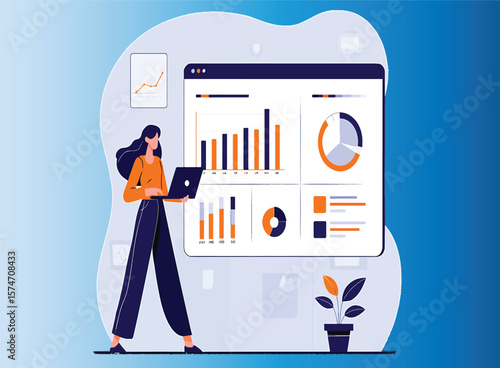 Data Analysis Visualizing Business Insights with Charts and Graphs