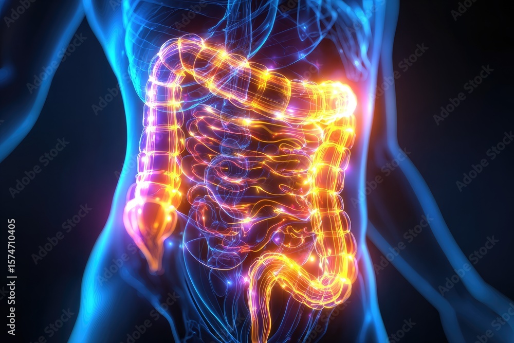 Detailed illustration of the digestive system. Detailed illustration of the digestive system.