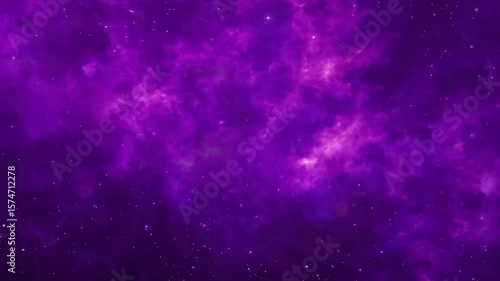 abstract star space scene with purple and black colors seamless looping motion background