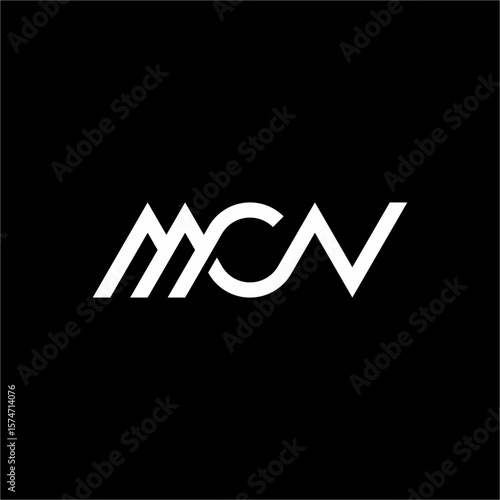 The MCN initials logo is modern, simple, elegant and unique. Suitable for technology, computer, internet and security companies.