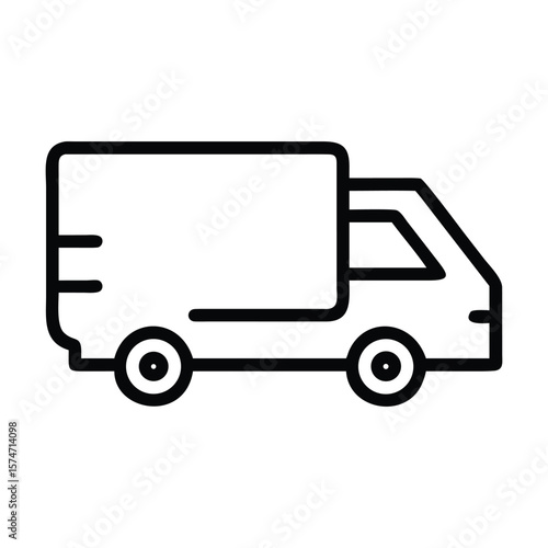 truck icon vector illustration