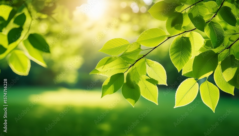 green tree leaves in sunlight sunny spring day in the park green tree leaves in sunlight sunny spring day in the park