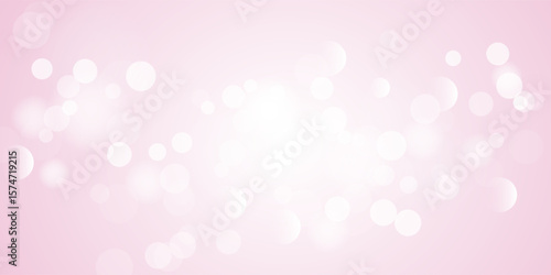 Pink bokeh light background.