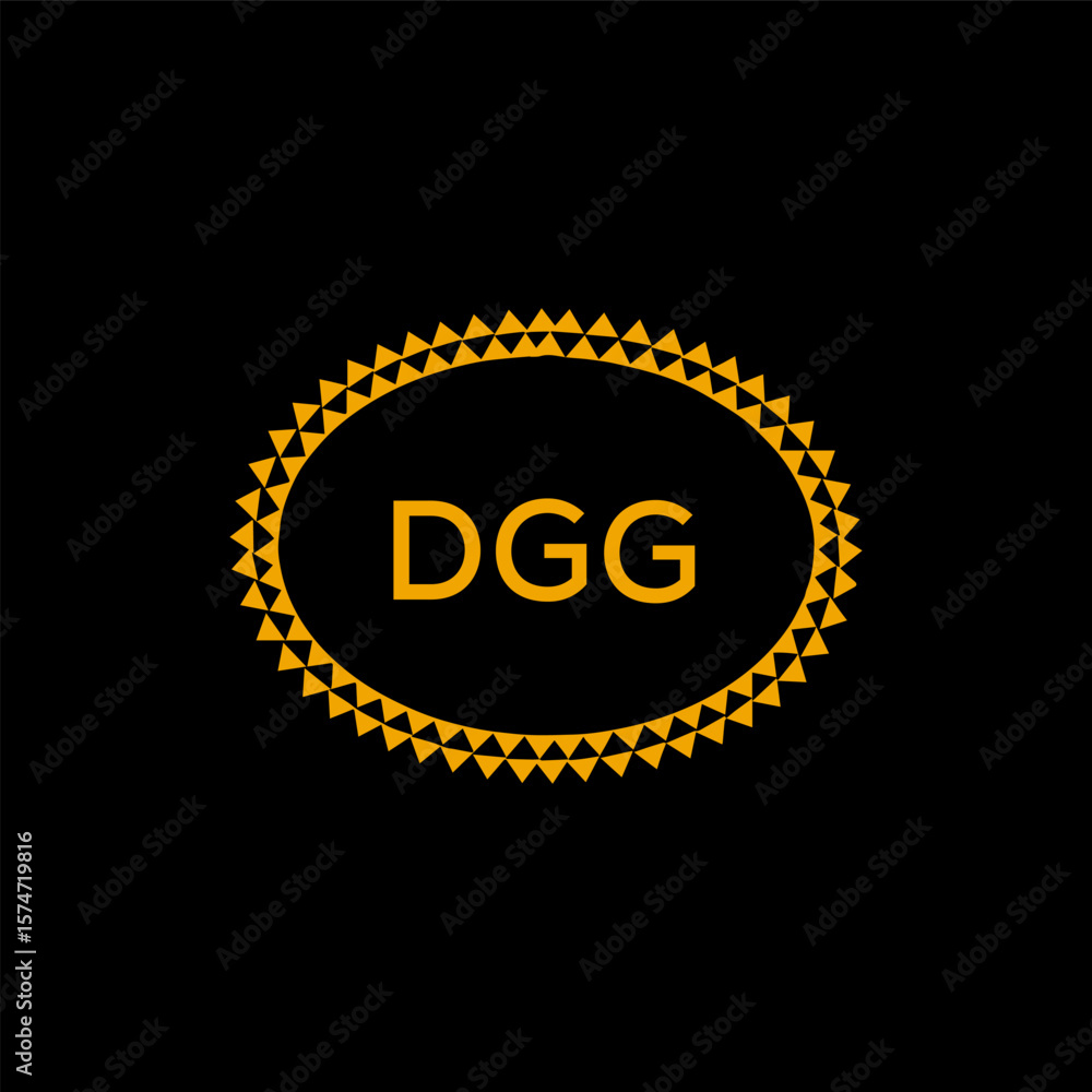 Fototapeta premium DGG Letter Initial Logo Design Template Vector Illustration