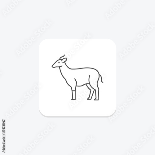 Nilgai, vector, pixel perfect, illustrator file