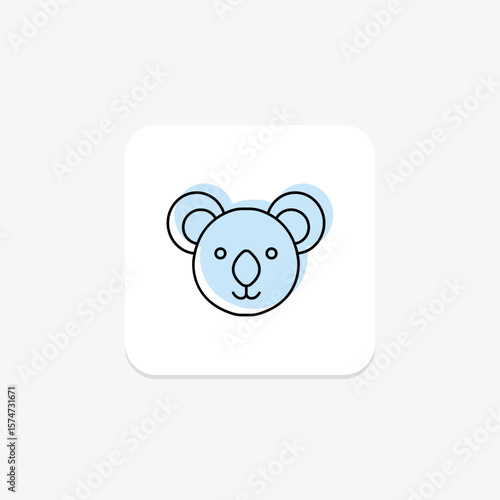 Koala, vector, pixel perfect, illustrator file