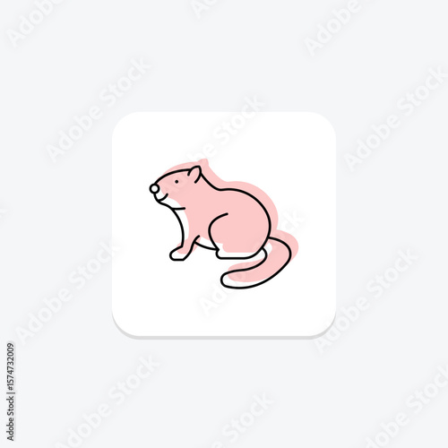 Beaver, vector, pixel perfect, illustrator file