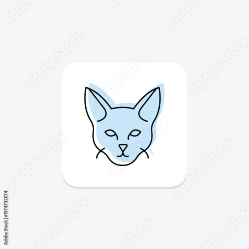 Serval, vector, pixel perfect, illustrator file