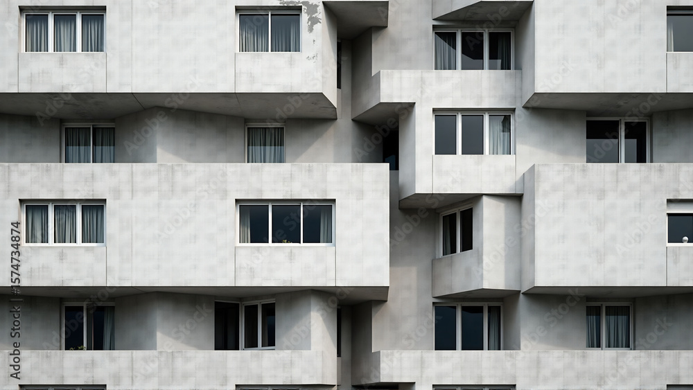 Repetitive Brutalist Patterns Repetitive Brutalist Patterns