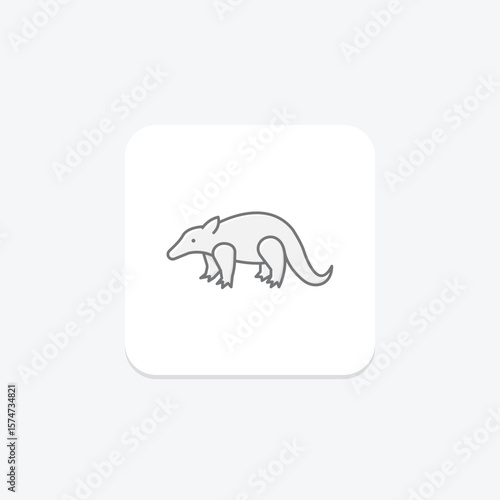 Pangolin, vector, pixel perfect, illustrator file