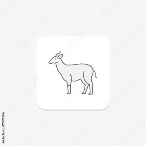 Nilgai, vector, pixel perfect, illustrator file