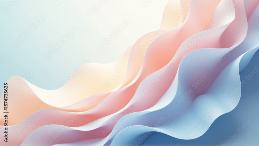 Obraz premium Organic Flowing Transparency Background