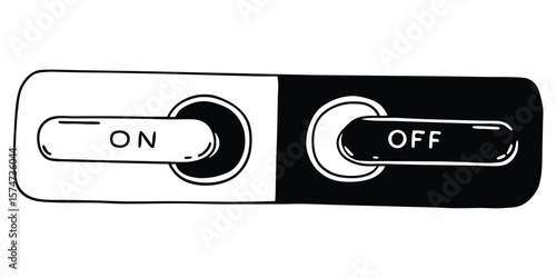 Comprehensive Set of On and Off Toggle Switch Buttons Icons for User Interface Design on transparent background comprehensive set off toggle switch button icons perfect