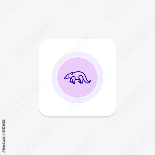 Pangolin, vector, pixel perfect, illustrator file