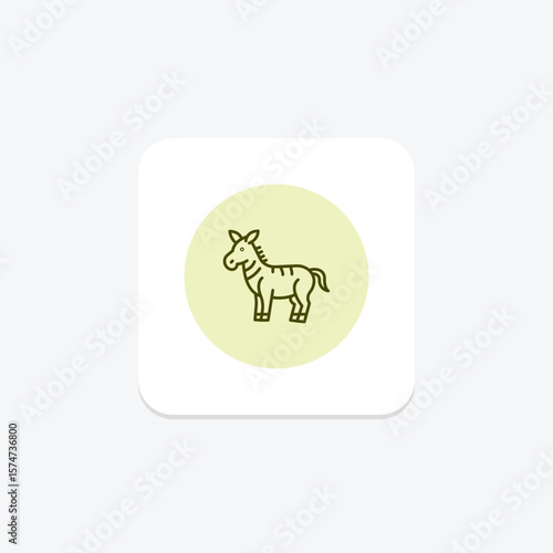 Zebra, vector, pixel perfect, illustrator file
