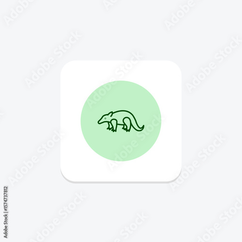 Pangolin, vector, pixel perfect, illustrator file