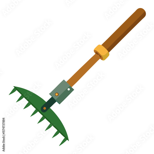 Cultivator Blade Silhouette Vector