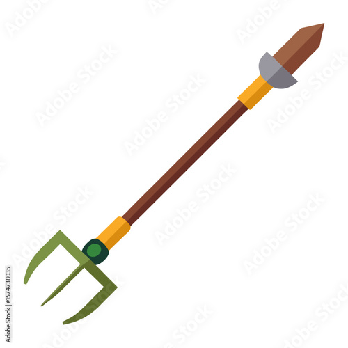 Cultivator Blade Silhouette Vector