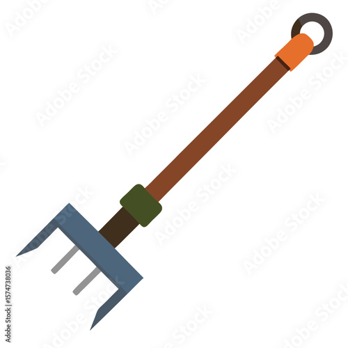 Cultivator Blade Silhouette Vector