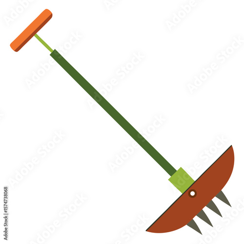 Cultivator Blade Silhouette Vector